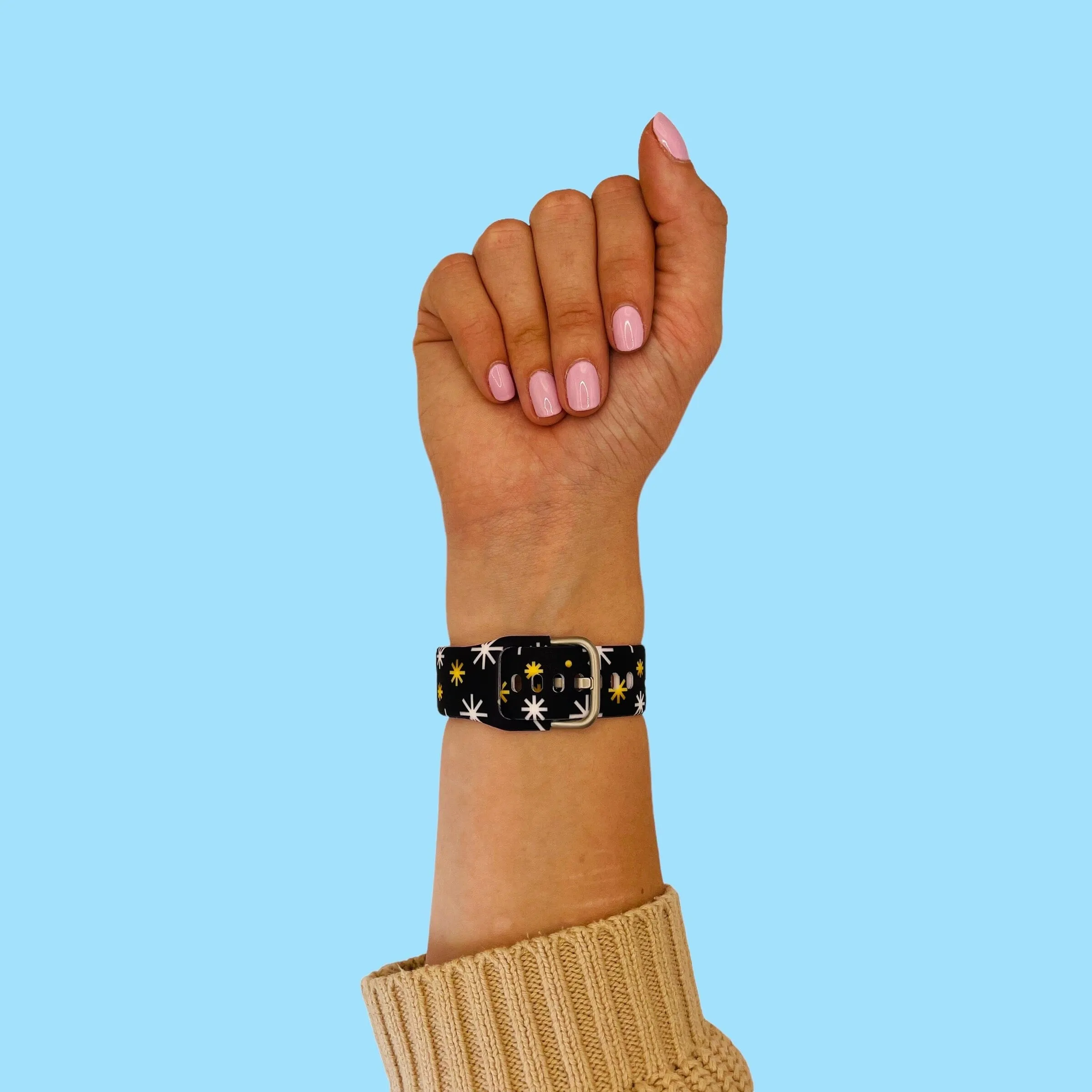 Silicone Pattern Watch Straps compatible with the Kogan Active 3 Pro