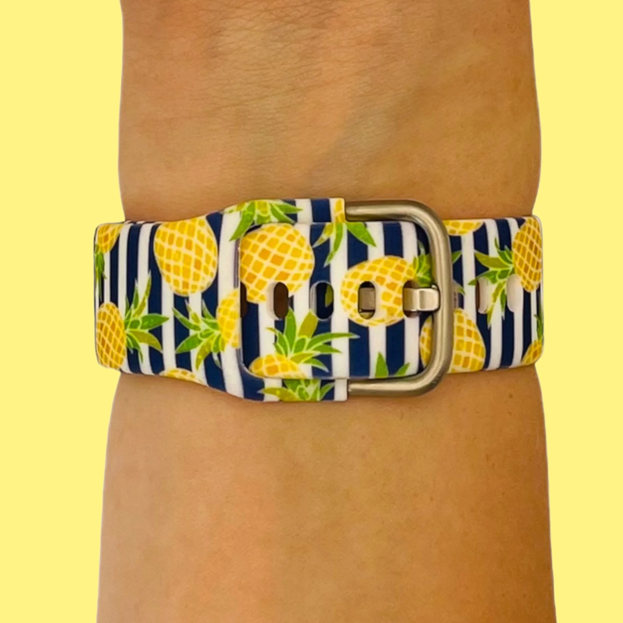 Silicone Pattern Watch Straps compatible with the Kogan Active 3 Pro