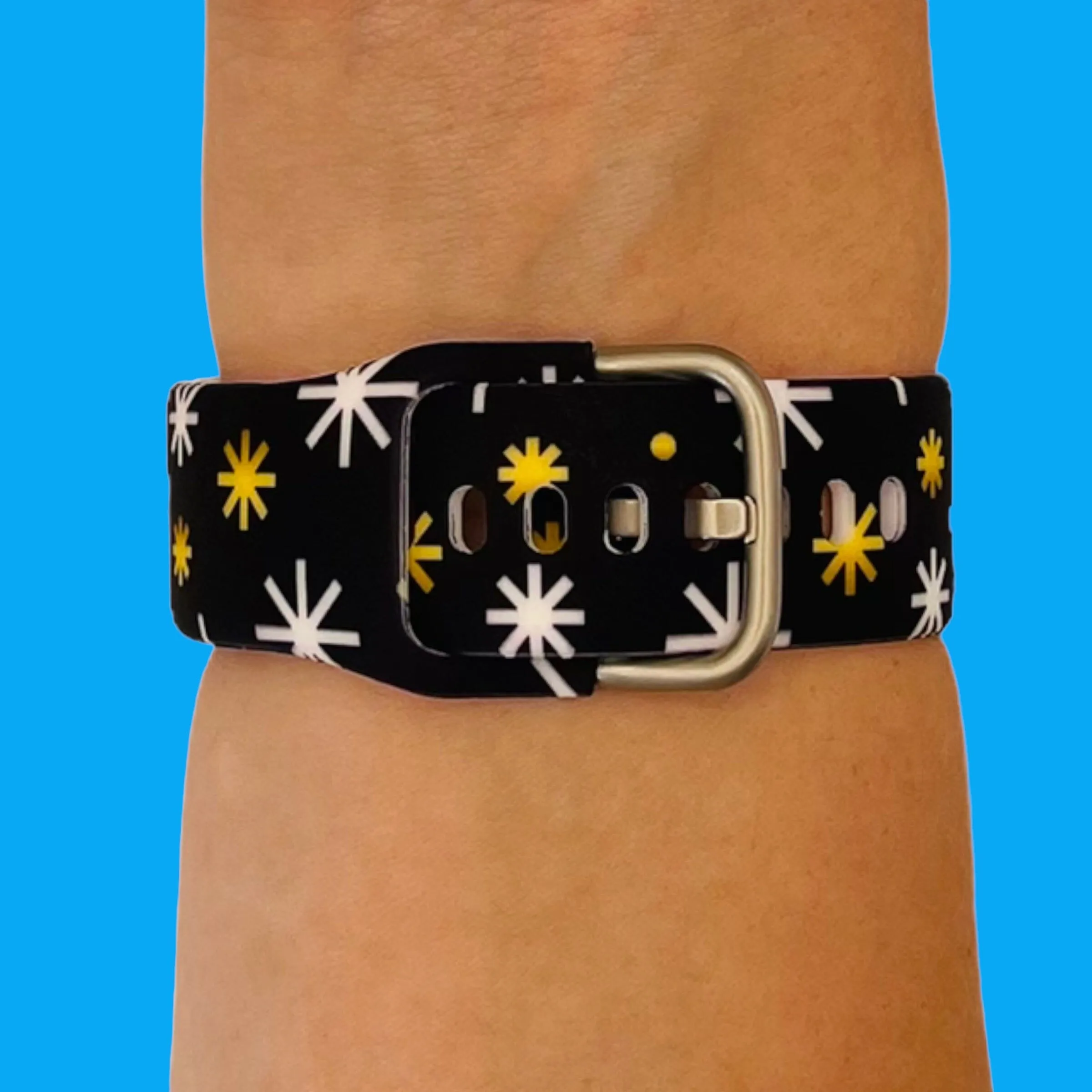 Silicone Pattern Watch Straps compatible with the Kogan Active 3 Pro