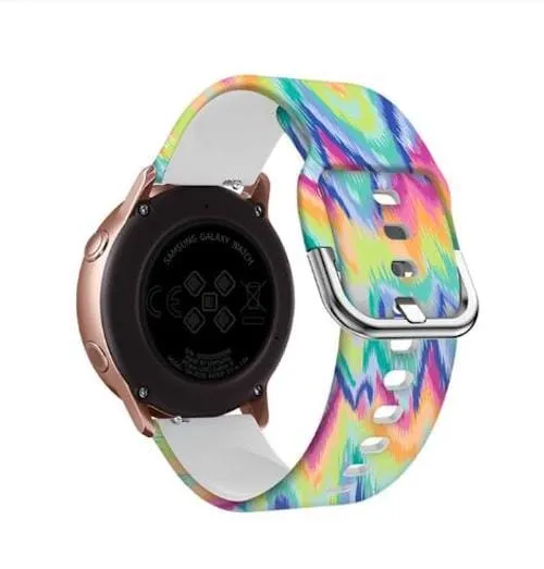Silicone Pattern Watch Straps compatible with the Kogan Active 3 Pro