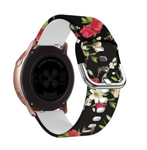 Silicone Pattern Watch Straps compatible with the Kogan Active 3 Pro