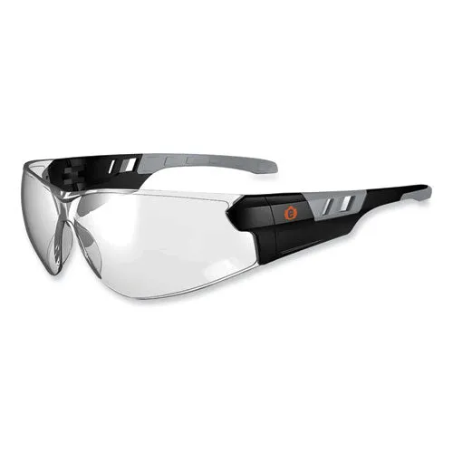Skullerz Saga Frameless Safety Glasses, Black Nylon Impact Frame, Indoor/outdoor Polycarb Lens, Ships In 1-3 Business Days