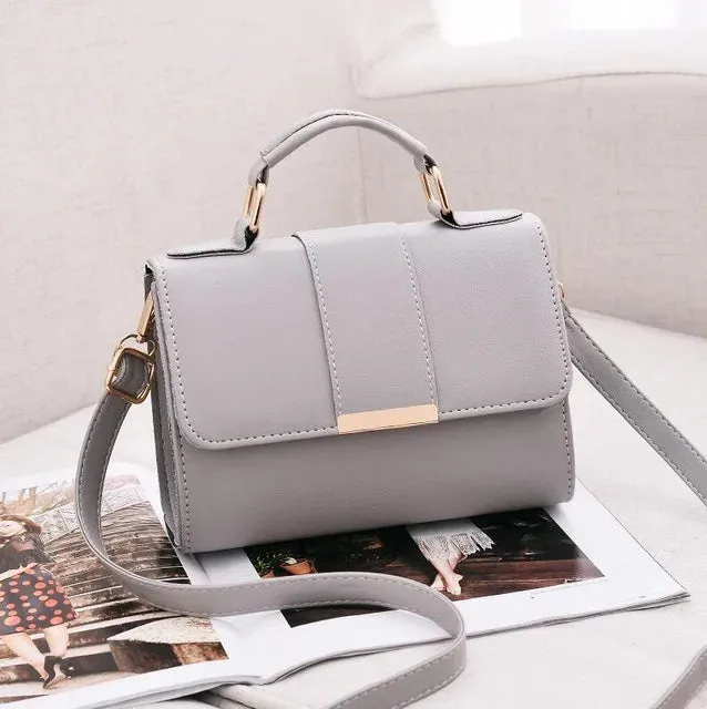 Sleek Minimalist Flap Crossbody/Shoulder Bag