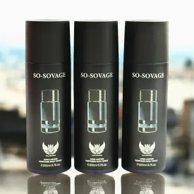 SO-SOVAGE Millionaire Long Lasting Perfumed Body Spray 200ml
