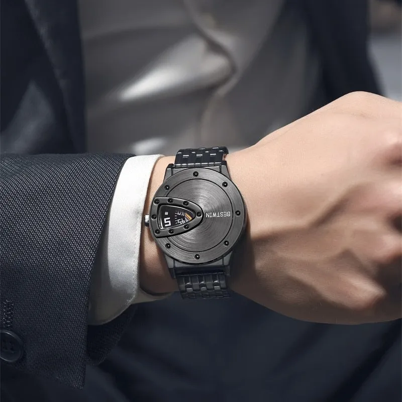 TEEK - Notch View Stainless Steel Quartz Watch