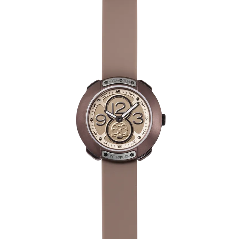 Timeless Brown Elegance: The Vista Classic Timepiece