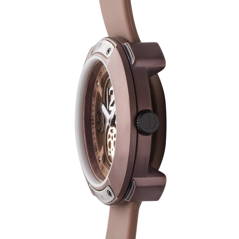 Timeless Brown Elegance: The Vista Classic Timepiece