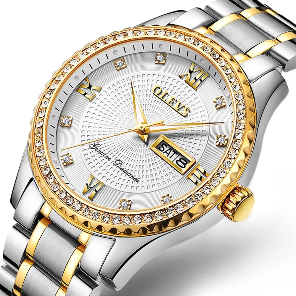 Timeless Luxury Men's Golden Quartz Watch