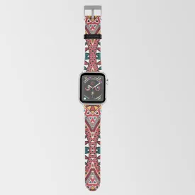 Tribal Kaleidoscope Bespoke Vegan Leather Apple Watch Band