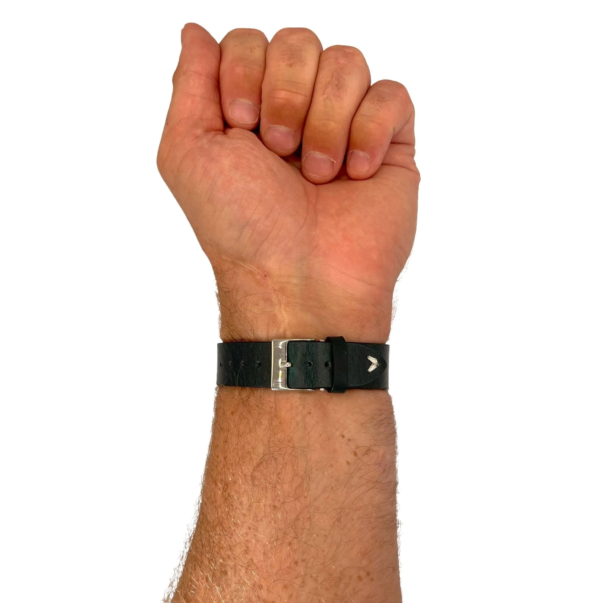 Vintage Oiled Leather Watch Straps Compatible with the Kogan Active  Smart Watch