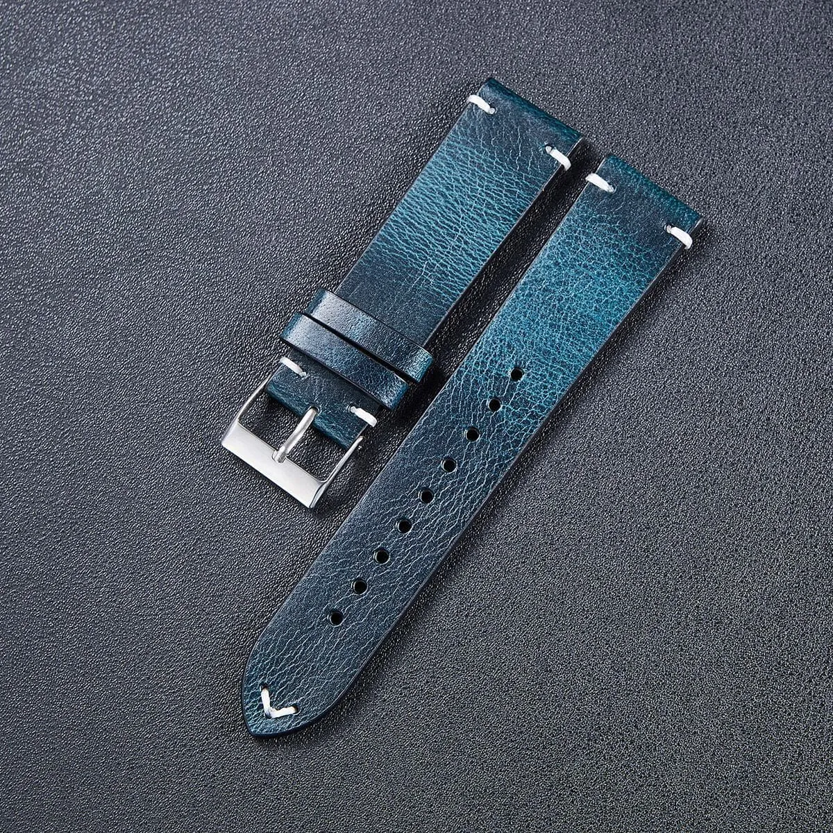 Vintage Oiled Leather Watch Straps Compatible with the Kogan Active  Smart Watch
