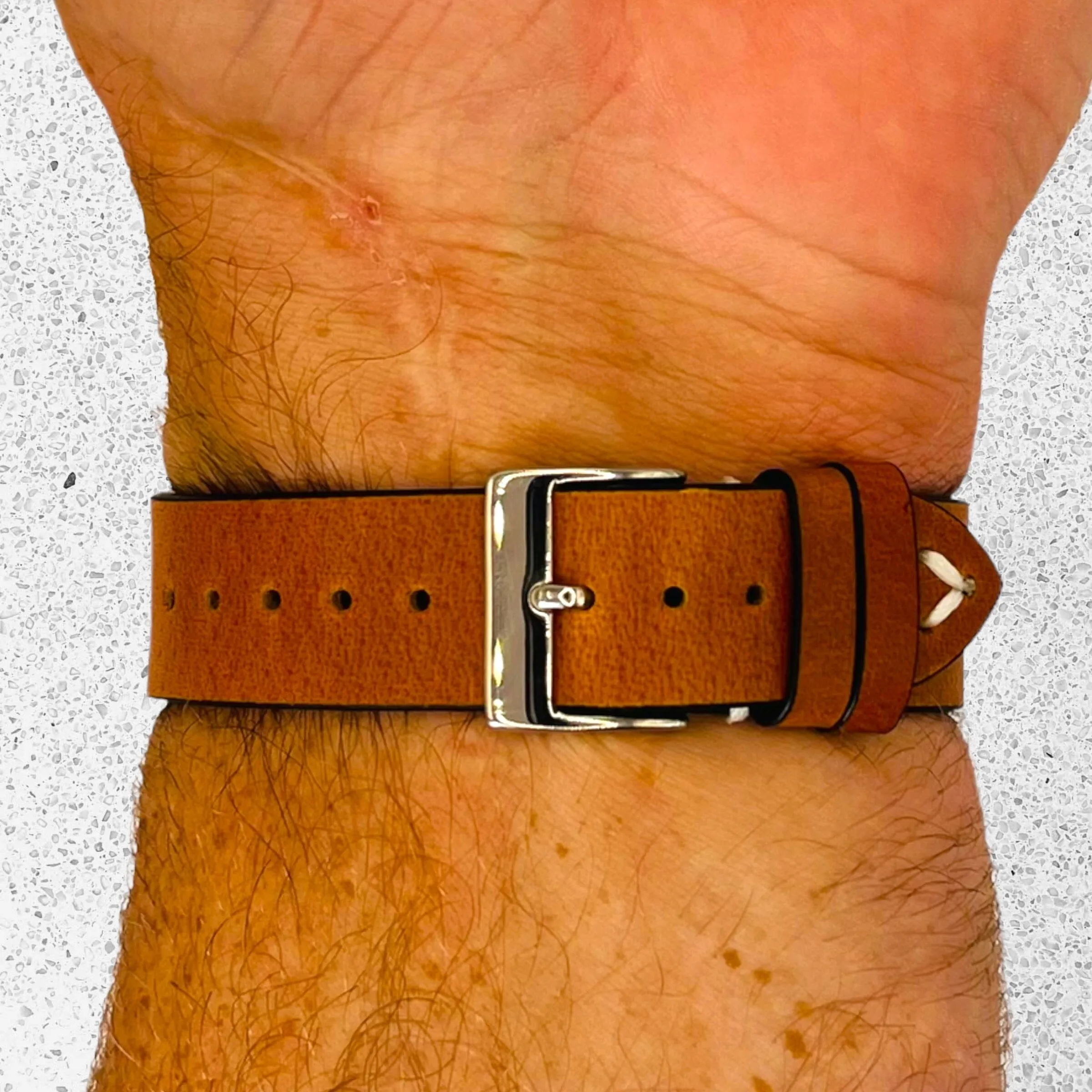 Vintage Oiled Leather Watch Straps Compatible with the Kogan Active  Smart Watch