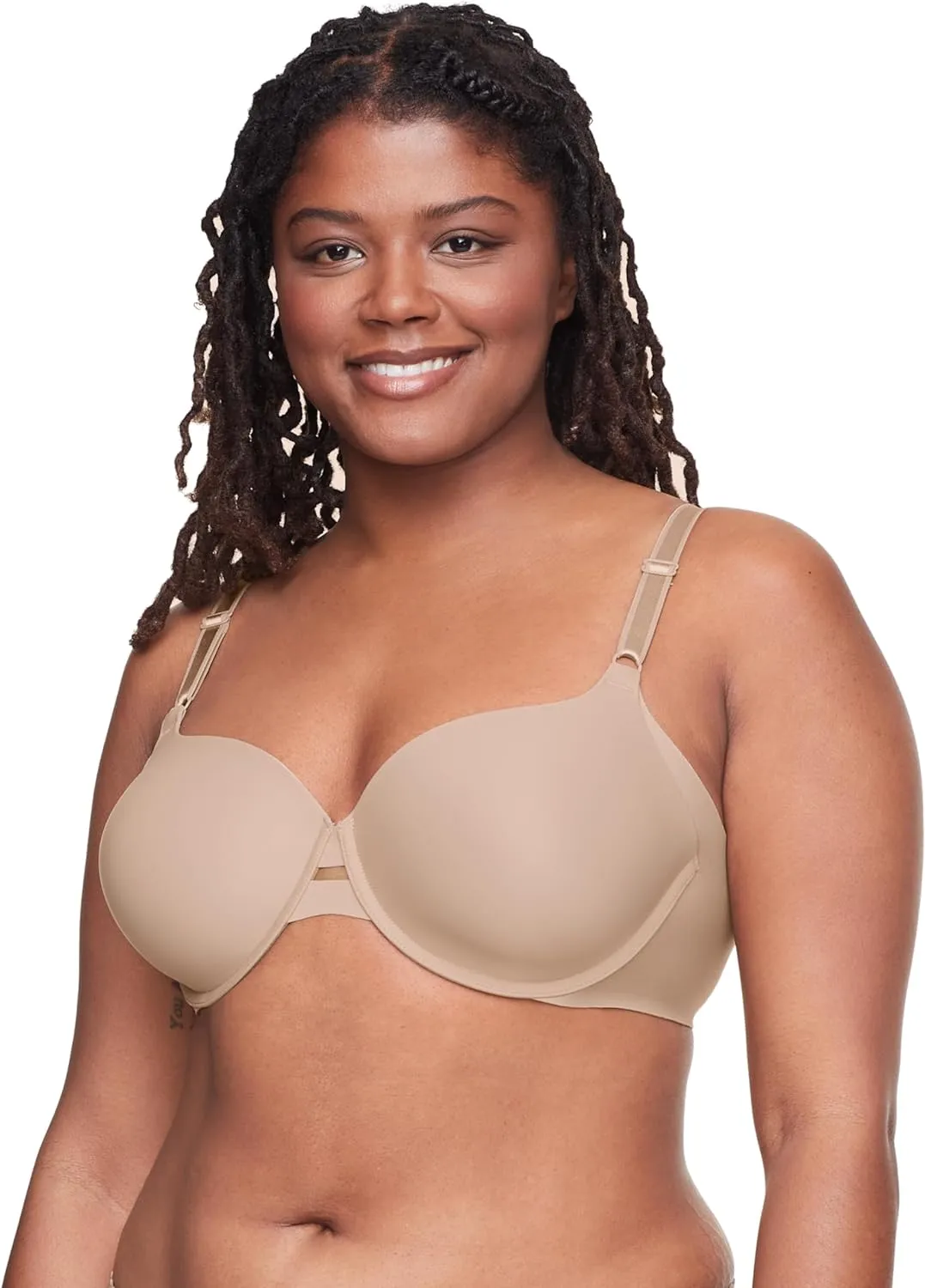 warner's Women's No Side Effects Underarm-Smoothing Comfort Underwire Lightly Lined T-Shirt Bra 1356