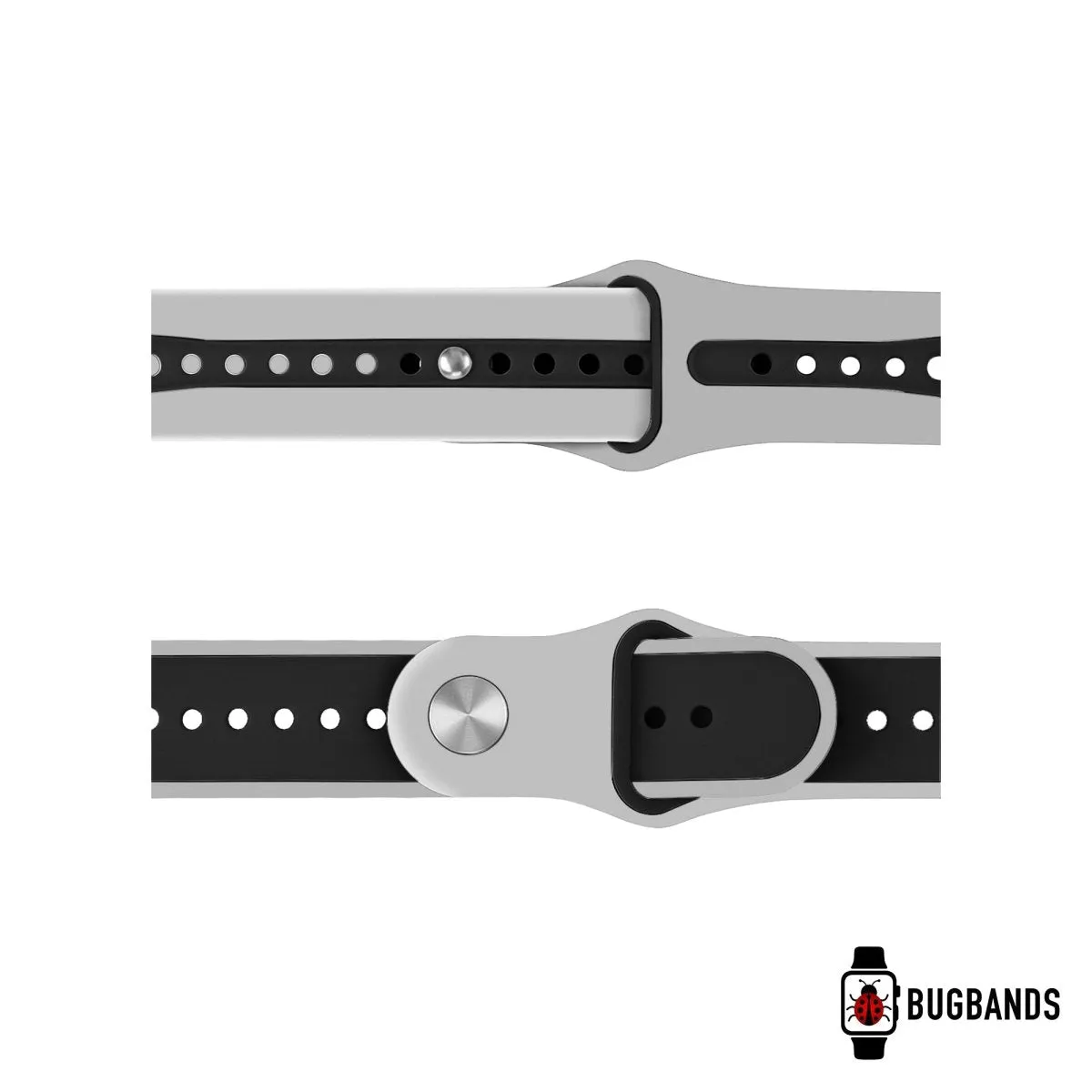 White/Black Modern Sport Band