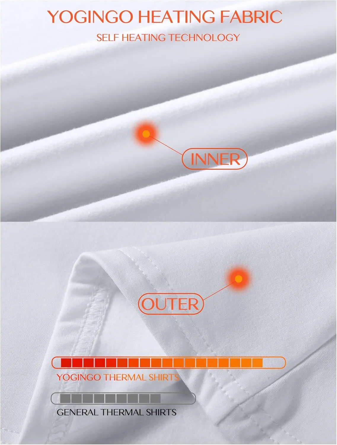 Women's Long Sleeve Thermal Underwear Lightweight Compression Baselayer Shirt Women Clothing Premium Comfort Winter Tops